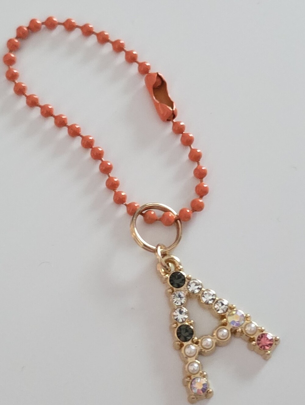 Initial Keychain/Tumbler Charm